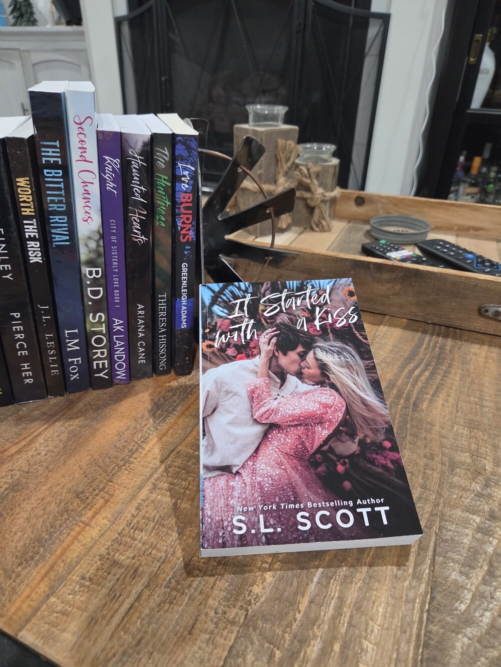 It Started With a Kiss by S.L. Scott - Pink Romance Paperback